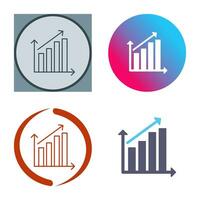 Rising Statistics Vector Icon