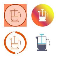 French Press Vector Icon