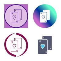 Playing Cards Vector Icon