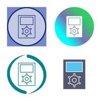 Unique Portfolio Management Vector Icon