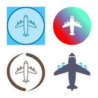 Flying Airplane Vector Icon