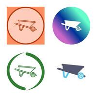 Wheelbarrow Vector Icon