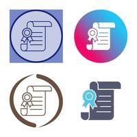 Legal Paper Vector Icon