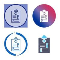 Medical Report Vector Icon