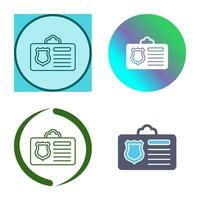 Id Card Vector Icon