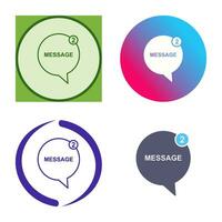 Message Bubbles Vector Icon