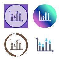Candidate Graph Vector Icon