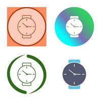 icono de vector de reloj de pulsera