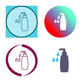 gota, vector, icono vector