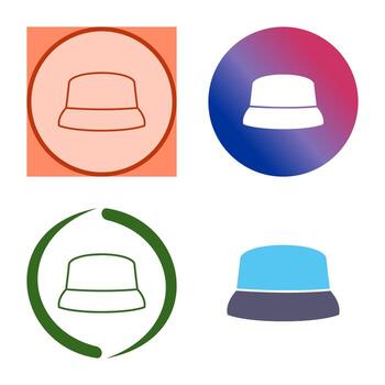 icono de vector de sombrero