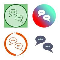 Conversation Bubbles Vector Icon