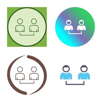 Connected Users Vector Icon