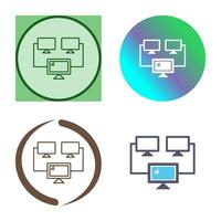 Connected Systems Vector Icon