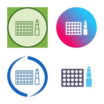 icono de vector de maquillaje