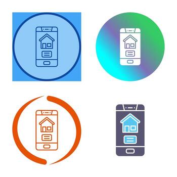 icono de vector de aplicación