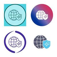 Global Protection Vector Icon