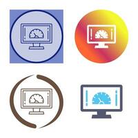 Speed Test Vector Icon