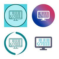 Coding Vector Icon