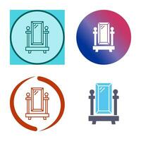 Floor Mirror Vector Icon