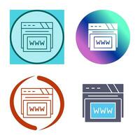 Www Vector Icon