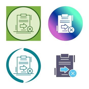 Send Failed Vector Icon