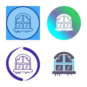 icono de vector de ventana