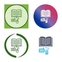 Online Learning Vector Icon