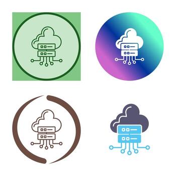 icono de vector de servidor