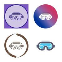 icono de vector de gafas