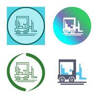 Forklift Vector Icon