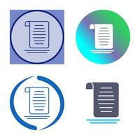 Document Vector Icon