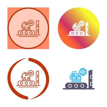 icono de vector de entrega
