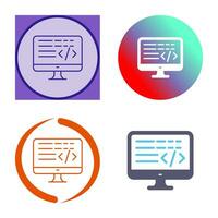 Coding Vector Icon