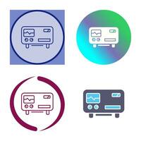 Oscillscope Vector Icon