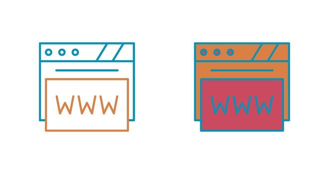 Web Browser Vector Icon