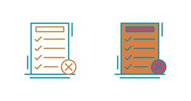 Fake List Vector Icon