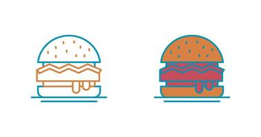 icono de vector de hamburguesa