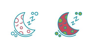 Sleeping Vector Icon