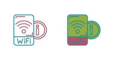 icono de vector de señal wifi