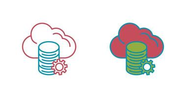 Cloud Data Vector Icon