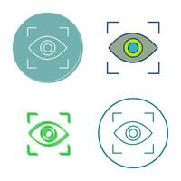 Eye Scan Vector Icon