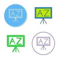 From A To Z Vector Icon