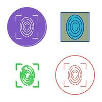 Fingerprint Vector Icon