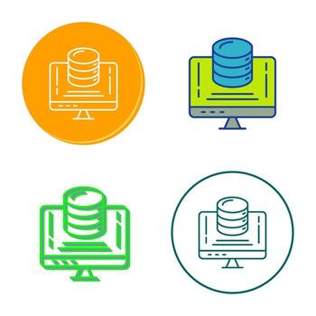 Data Storage Vector Icon