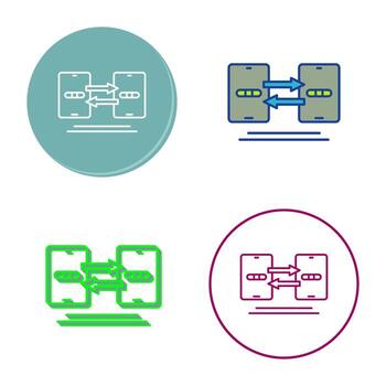 Data Synchronization Vector Icon