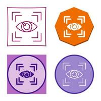 Eye Scan Vector Icon