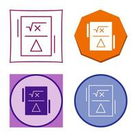 Formula Vector Icon