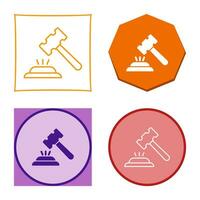 Gavel Vector Icon