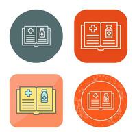 Medical Book Vector Icon