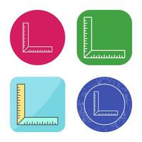 square Ruler Vector Icon